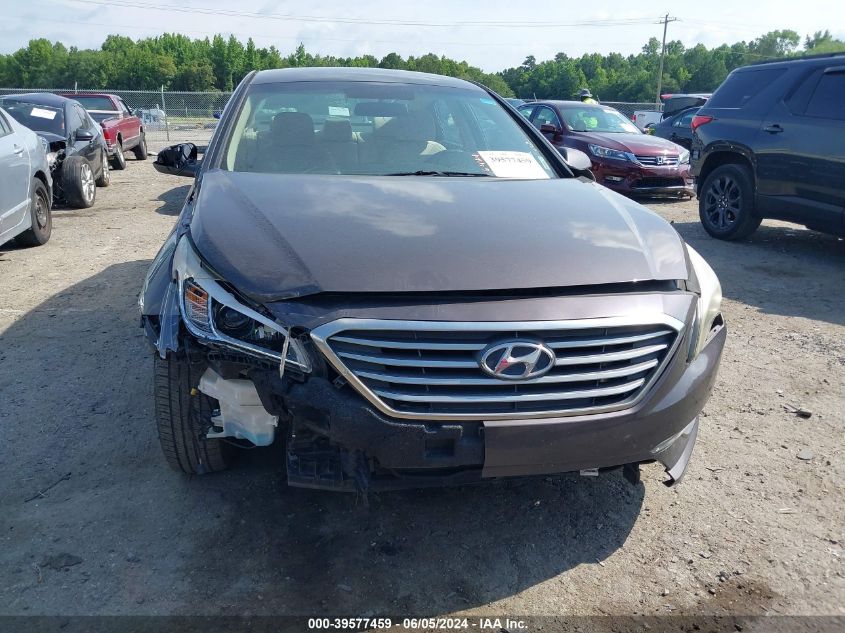 2015 Hyundai Sonata Se VIN: 5NPE24AF3FH092002 Lot: 39577459