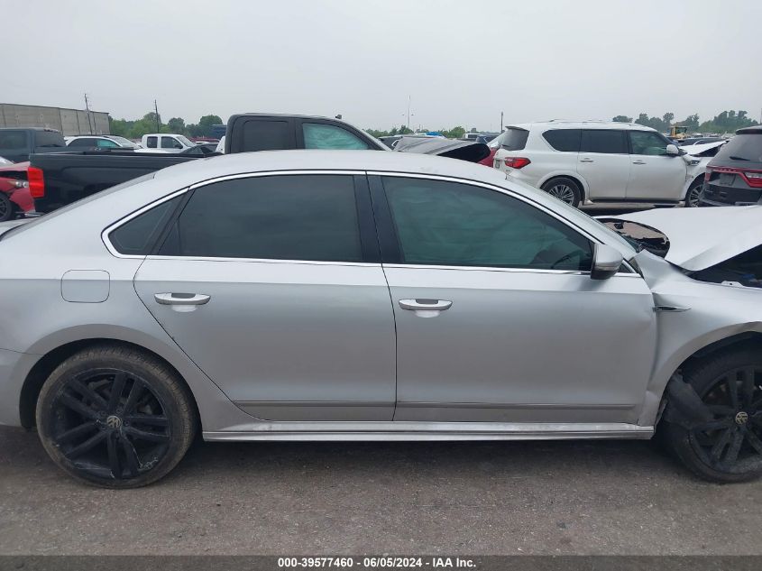 2017 Volkswagen Passat 1.8T R-Line VIN: 1VWDT7A38HC007733 Lot: 39577460