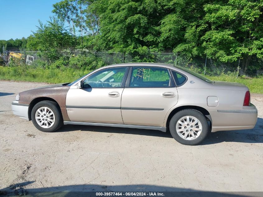 2G1WF55E619165268 | 2001 CHEVROLET IMPALA