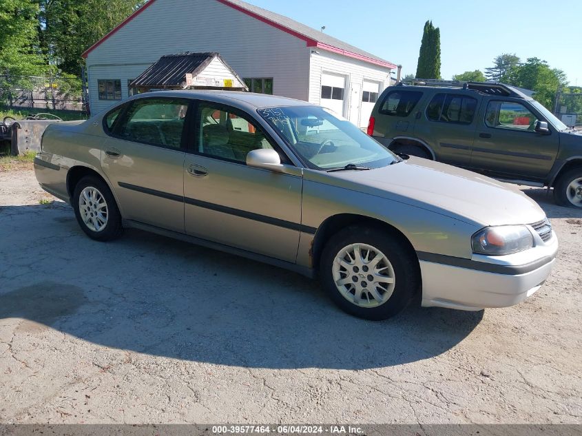 2G1WF55E619165268 | 2001 CHEVROLET IMPALA