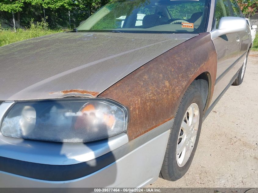 2001 Chevrolet Impala VIN: 2G1WF55E619165268 Lot: 39577464