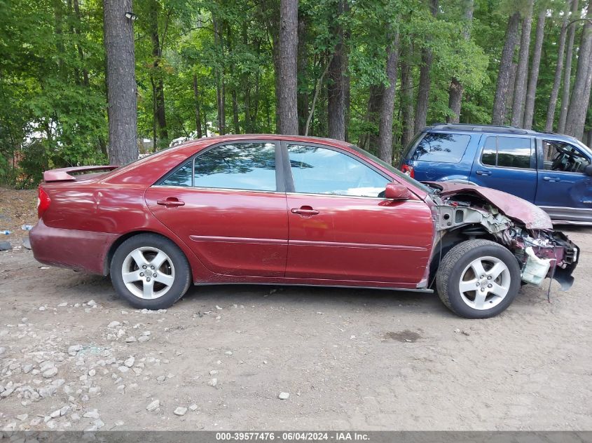 2004 Toyota Camry Se V6 VIN: 4T1BA32K74U502925 Lot: 39577476