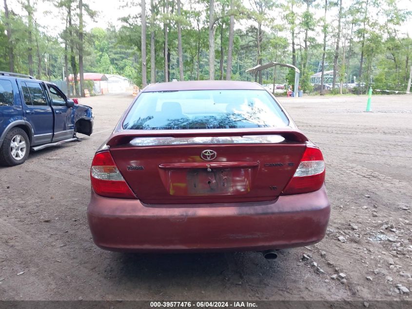 2004 Toyota Camry Se V6 VIN: 4T1BA32K74U502925 Lot: 39577476