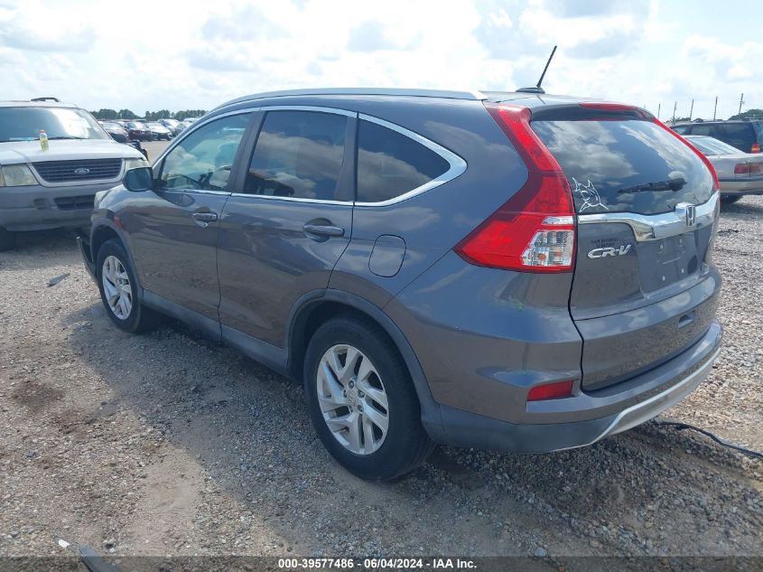 2015 Honda Cr-V Ex-L VIN: 2HKRM3H75FH548960 Lot: 39577486