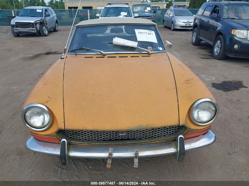 1970 Fiat 124 Spider VIN: 124BS0022885 Lot: 39577487