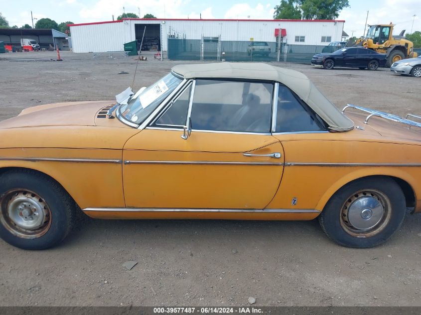 1970 Fiat 124 Spider VIN: 124BS0022885 Lot: 39577487