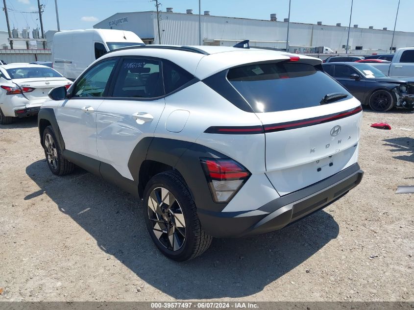 2024 Hyundai Kona Sel VIN: KM8HBCAB9RU125899 Lot: 39577497