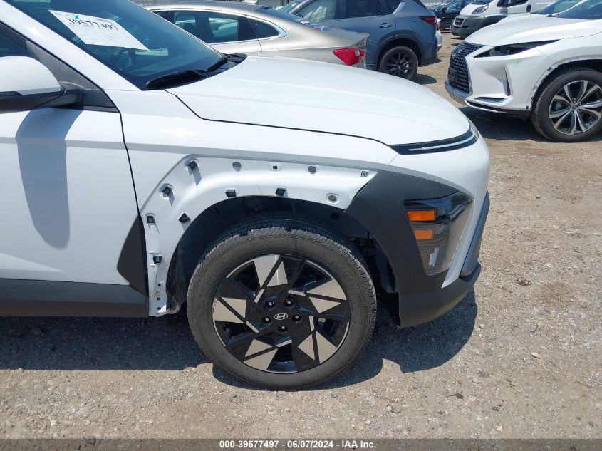 2024 Hyundai Kona Sel VIN: KM8HBCAB9RU125899 Lot: 39577497