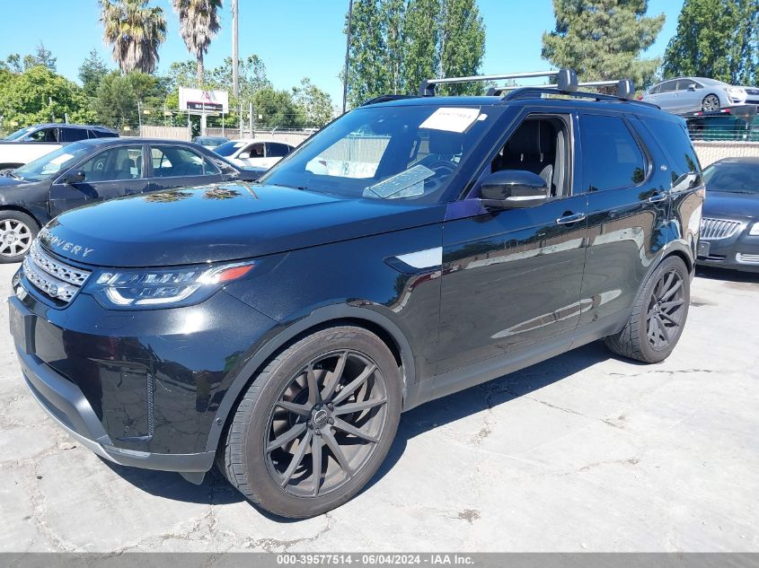 2017 Land Rover Discovery Hse Luxury VIN: SALRHBBK4HA016369 Lot: 39577514