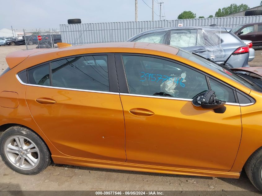 2017 Chevrolet Cruze Lt VIN: 3G1BE6SM1HS553685 Lot: 39577546