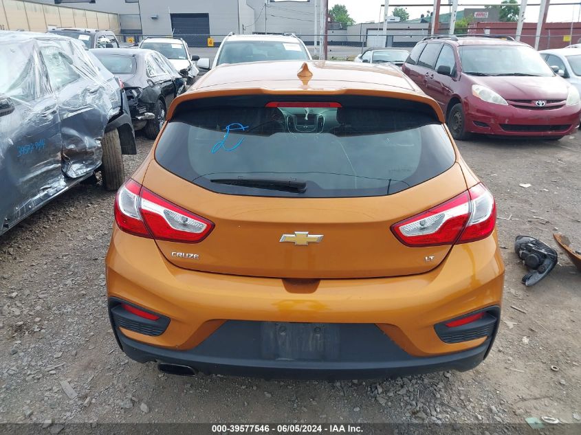 2017 Chevrolet Cruze Lt VIN: 3G1BE6SM1HS553685 Lot: 39577546