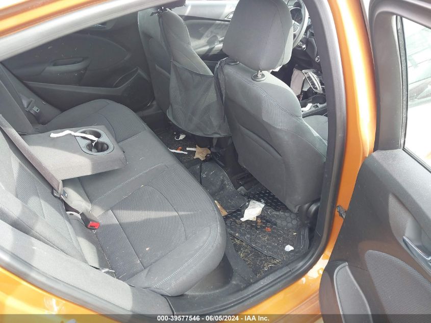 2017 Chevrolet Cruze Lt VIN: 3G1BE6SM1HS553685 Lot: 39577546