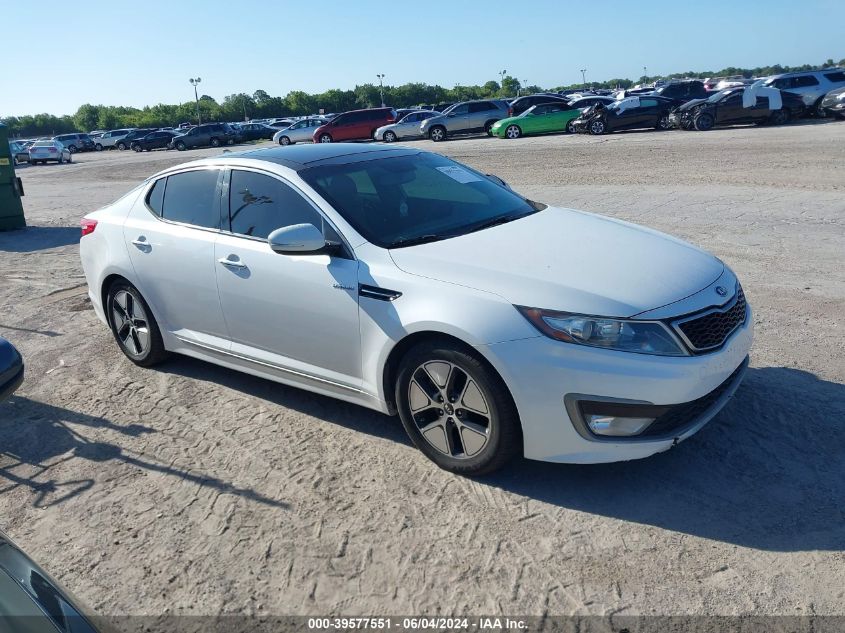 2013 Kia Optima Hybrid Ex VIN: KNAGM4AD8D5060285 Lot: 39577551