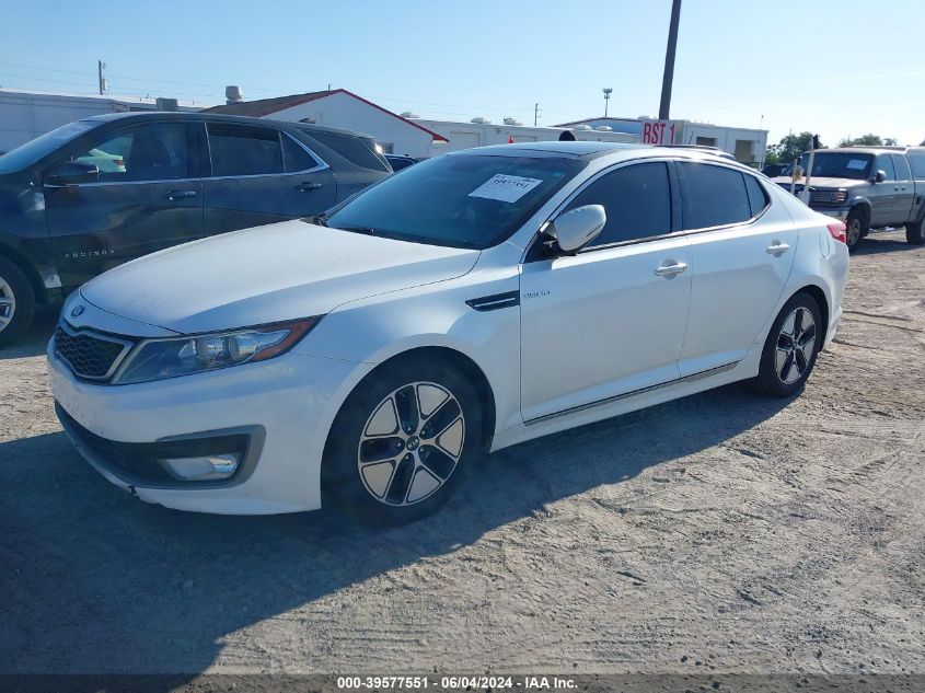 2013 Kia Optima Hybrid Ex VIN: KNAGM4AD8D5060285 Lot: 39577551