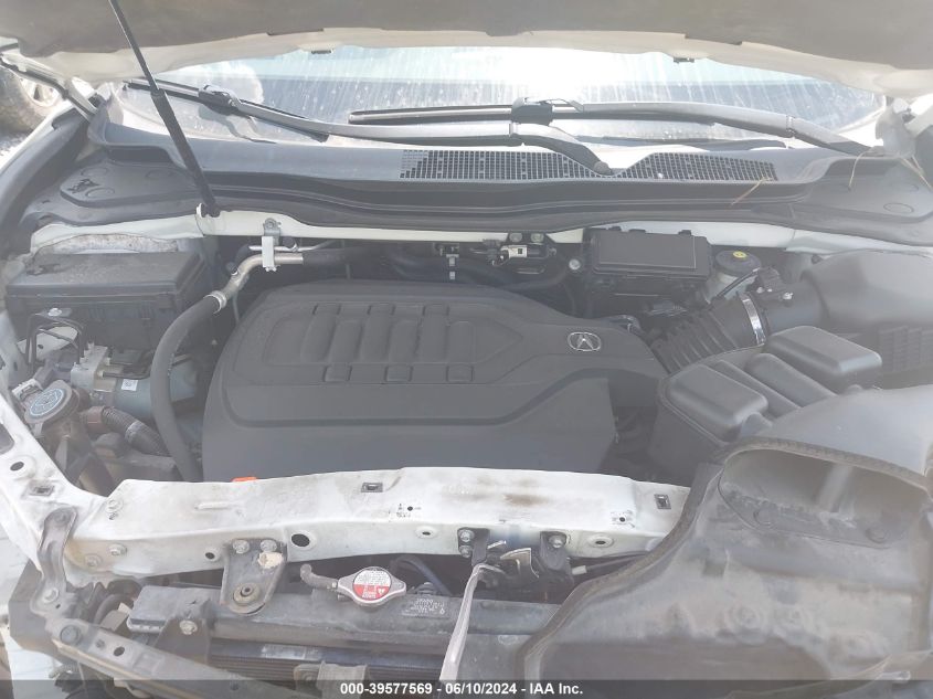 2016 Acura Mdx VIN: 5FRYD4H23GB005711 Lot: 39577569