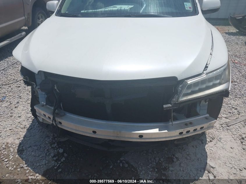 2016 Acura Mdx VIN: 5FRYD4H23GB005711 Lot: 39577569