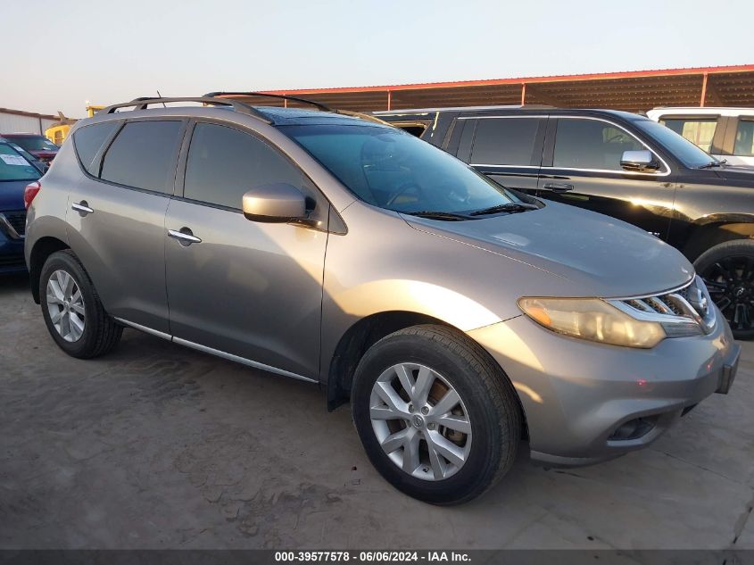 2011 Nissan Murano Sl VIN: JN8AZ1MU1BW069278 Lot: 39577578