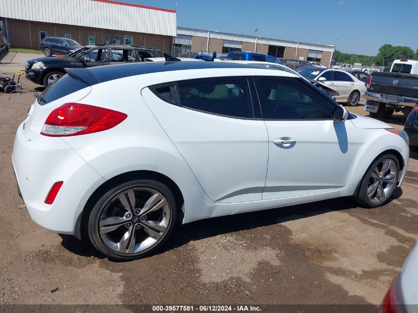 2015 Hyundai Veloster VIN: KMHTC6AD8FU237843 Lot: 39577581