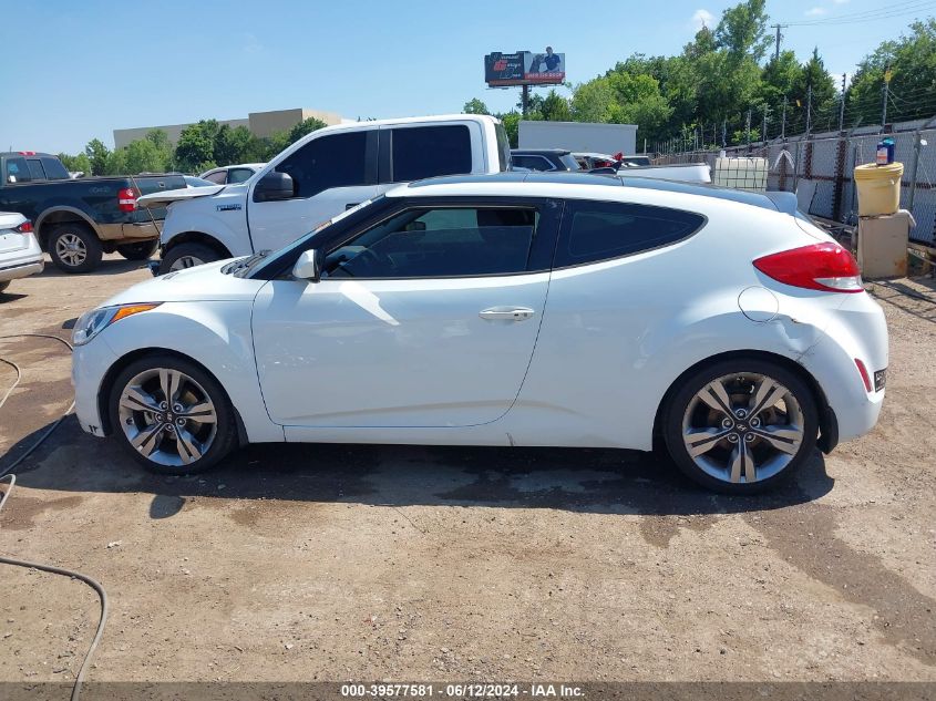 2015 Hyundai Veloster VIN: KMHTC6AD8FU237843 Lot: 39577581