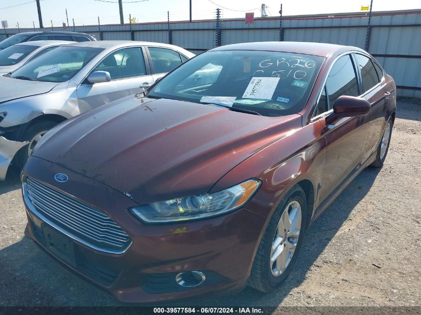 2016 FORD FUSION SE - 3FA6P0HD9GR260510