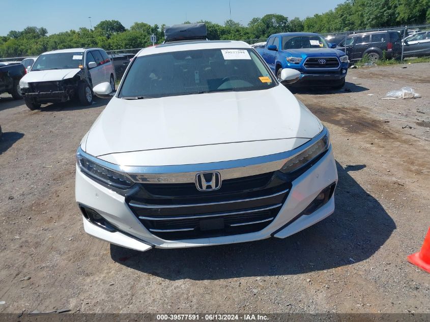 2022 Honda Accord Ex-L VIN: 1HGCV1F59NA011864 Lot: 39577591