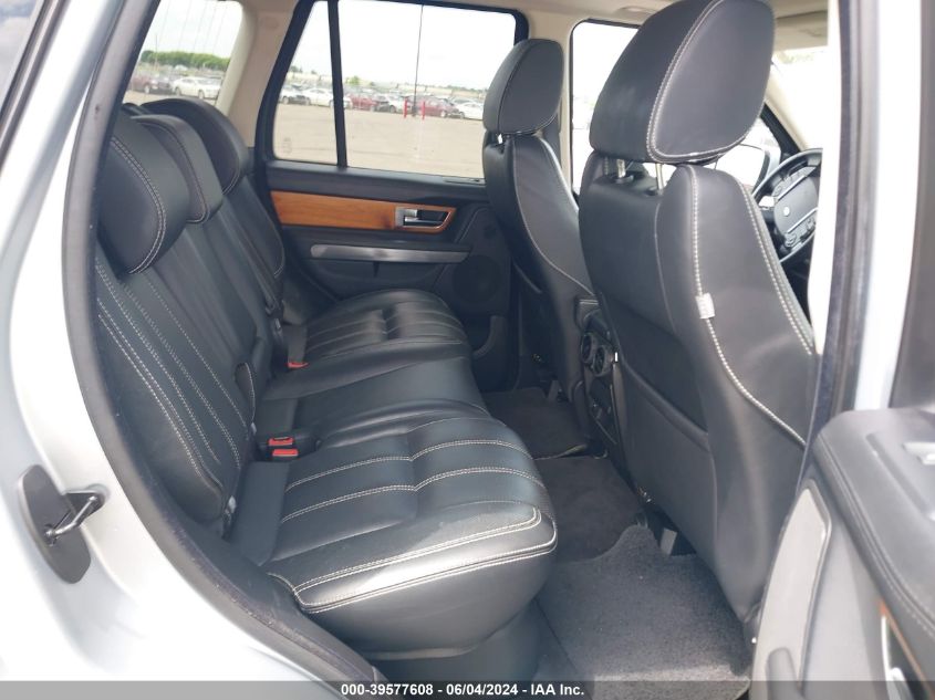 2011 Land Rover Range Rover Sport Hse VIN: SALSK2D45BA273744 Lot: 39577608