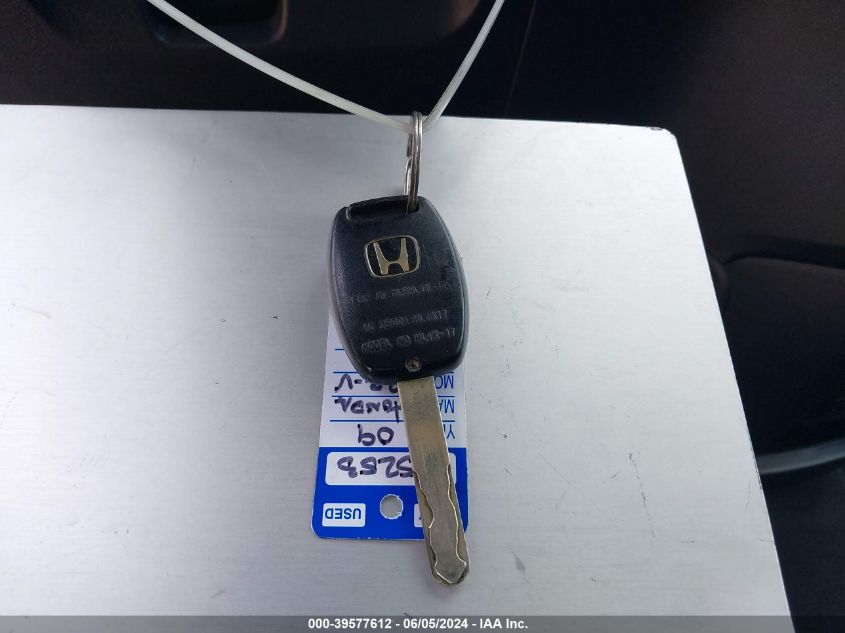 2009 Honda Cr-V Lx VIN: JHLRE38359C003838 Lot: 39577612