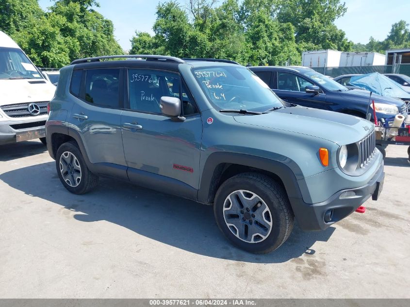 2015 Jeep Renegade Trailhawk VIN: ZACCJBCTXFPC03637 Lot: 39577621