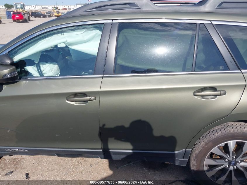 2016 Subaru Outback 2.5I Limited VIN: 4S4BSBJC5G3260518 Lot: 39577633