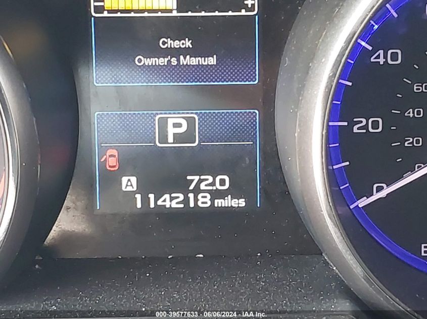 2016 Subaru Outback 2.5I Limited VIN: 4S4BSBJC5G3260518 Lot: 39577633