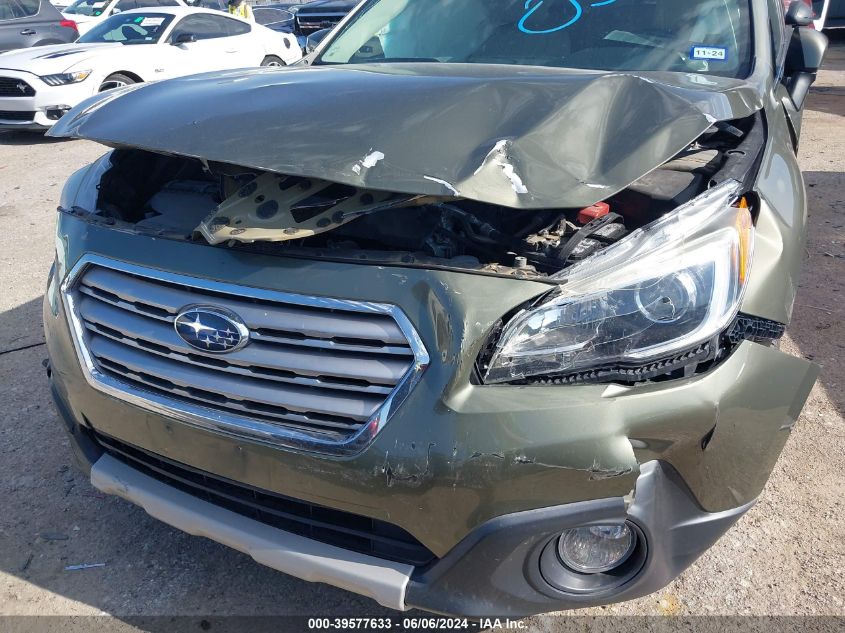 2016 Subaru Outback 2.5I Limited VIN: 4S4BSBJC5G3260518 Lot: 39577633