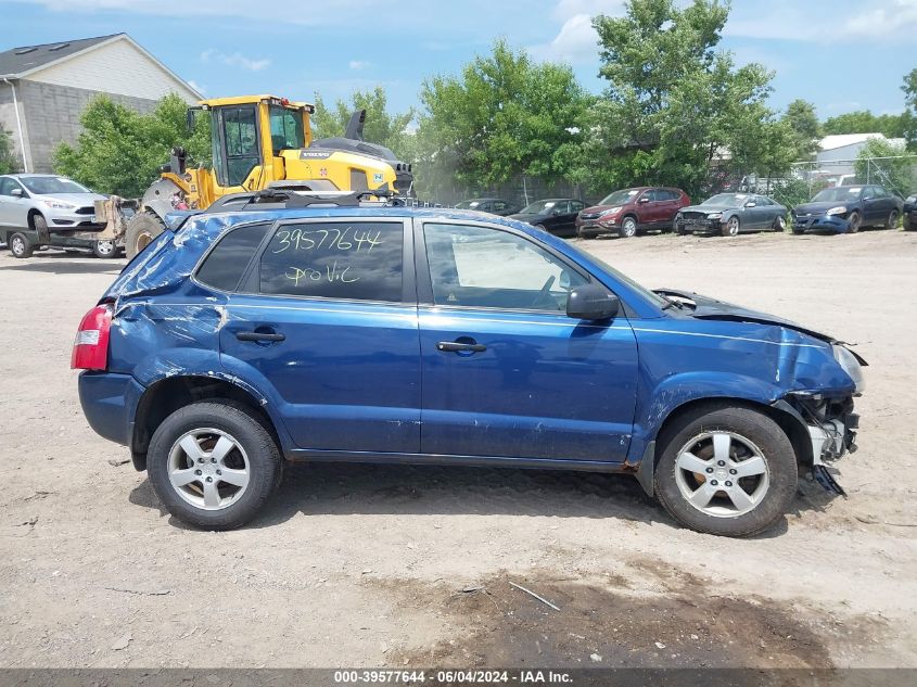 2006 Hyundai Tucson Gl VIN: KM8JM12B46U359247 Lot: 39577644