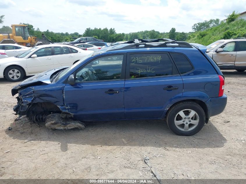 2006 Hyundai Tucson Gl VIN: KM8JM12B46U359247 Lot: 39577644