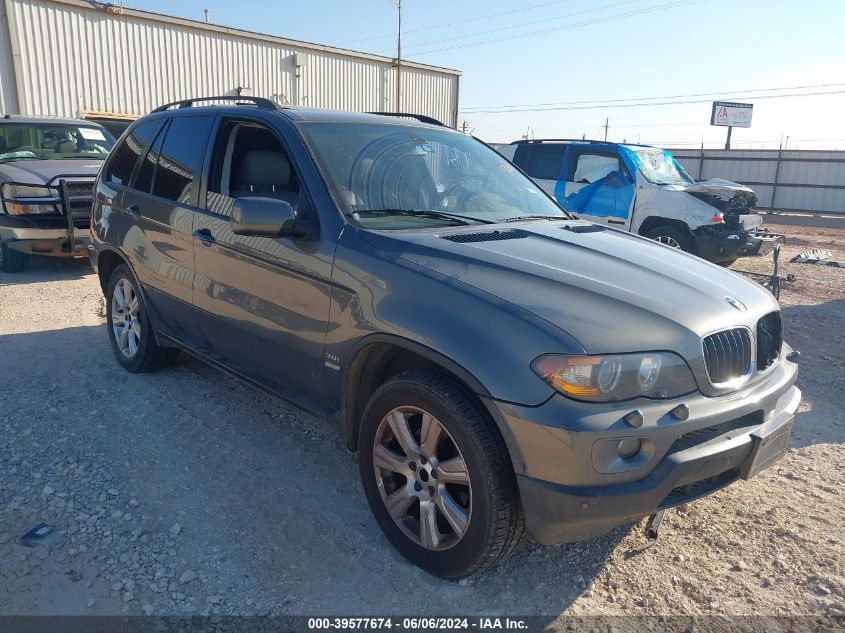 2006 BMW X5 3.0I VIN: 5UXFA13546LY31091 Lot: 39577674