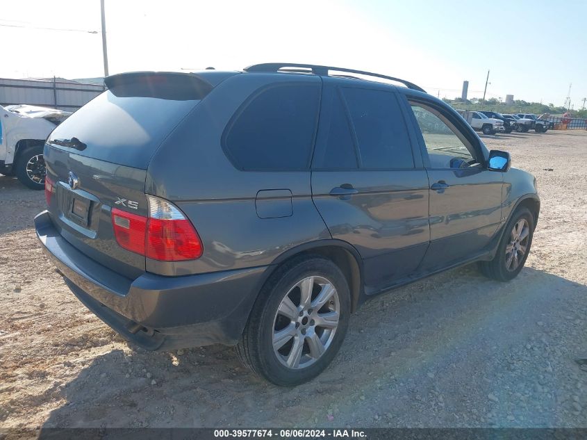 2006 BMW X5 3.0I VIN: 5UXFA13546LY31091 Lot: 39577674