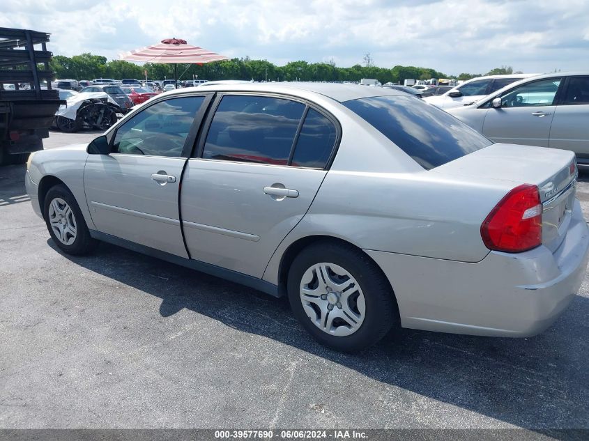 2007 Chevrolet Malibu Ls VIN: 1G1ZS58F17F306809 Lot: 39577690