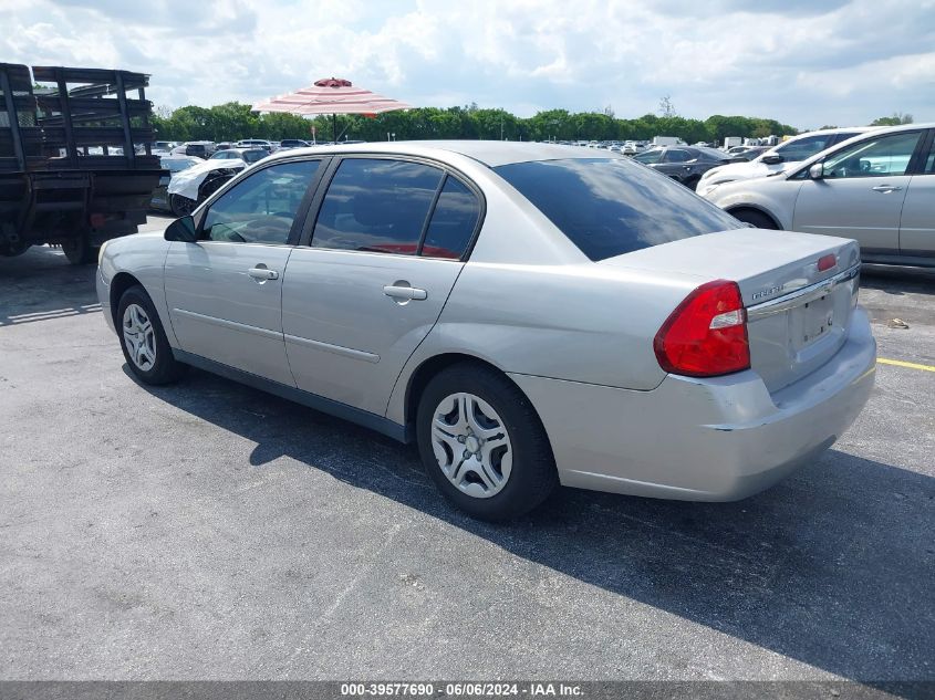 2007 Chevrolet Malibu Ls VIN: 1G1ZS58F17F306809 Lot: 39577690