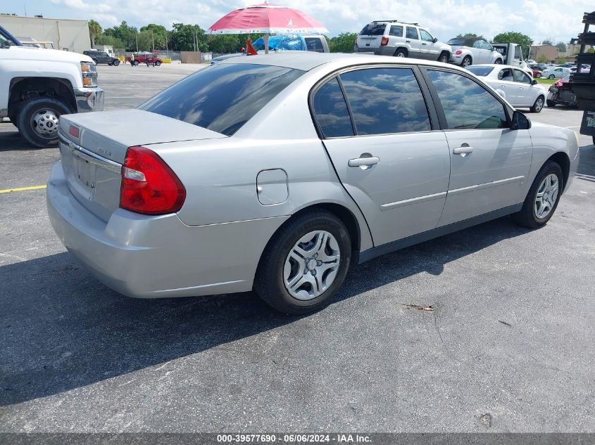 2007 Chevrolet Malibu Ls VIN: 1G1ZS58F17F306809 Lot: 39577690