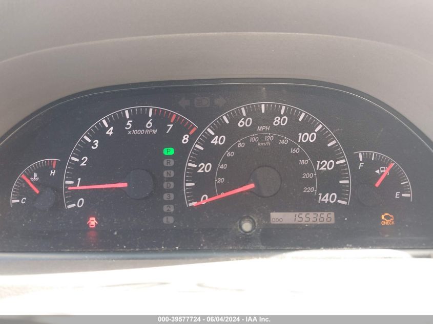 2005 Toyota Camry Xle VIN: 4T1BE30K55U542560 Lot: 39577724