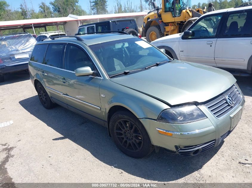 2003 Volkswagen Passat Gls VIN: WVWVD63B53E086293 Lot: 39577732