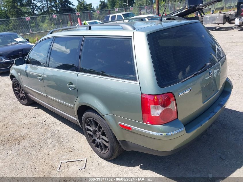 2003 Volkswagen Passat Gls VIN: WVWVD63B53E086293 Lot: 39577732