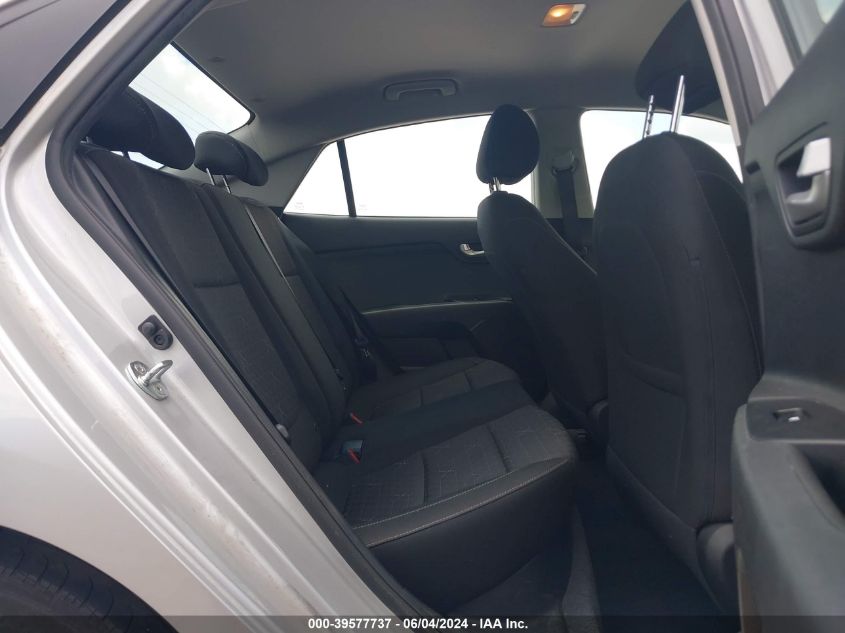 2022 Kia Rio S VIN: 3KPA24AD7NE458365 Lot: 39577737