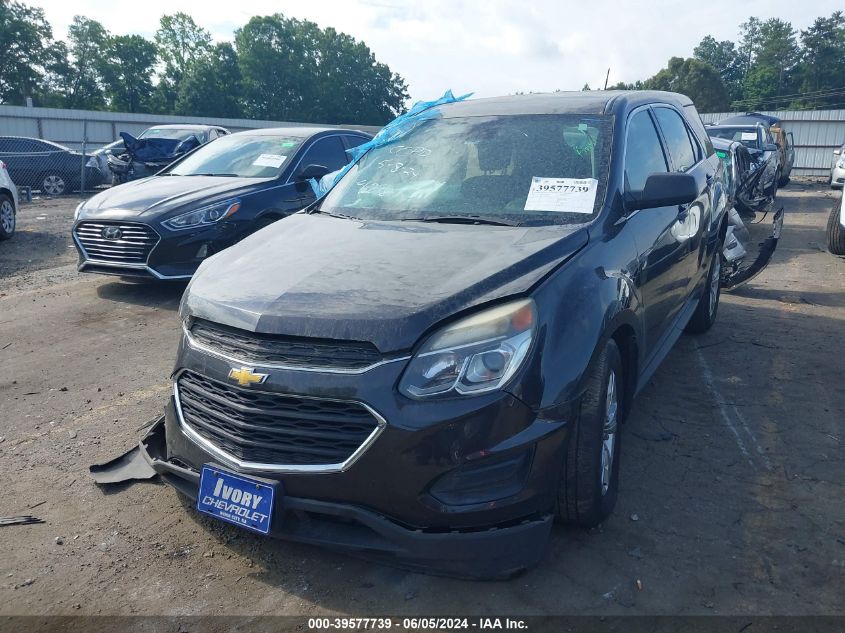 2GNALBEK5G6284218 2016 Chevrolet Equinox Ls