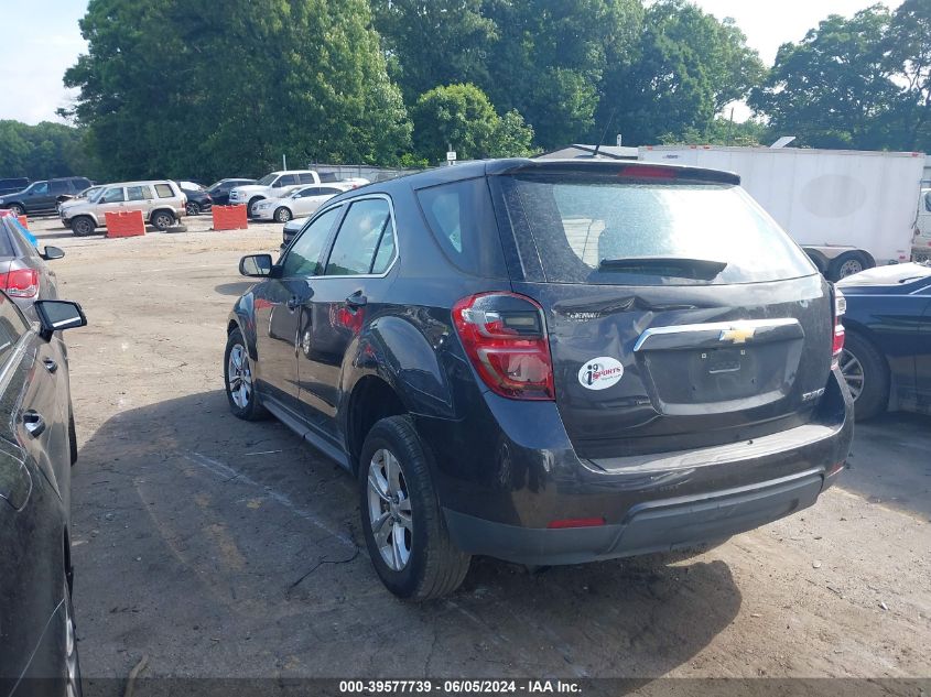 2GNALBEK5G6284218 2016 Chevrolet Equinox Ls