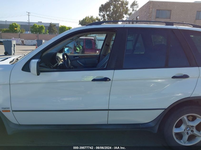 2001 BMW X5 3.0 VIN: WBAFA53531LM69088 Lot: 39577742