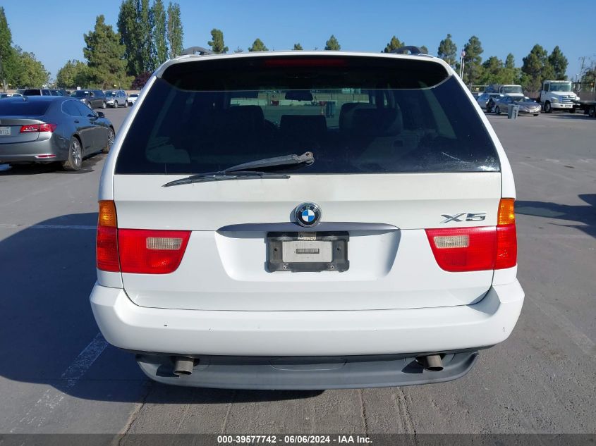 2001 BMW X5 3.0 VIN: WBAFA53531LM69088 Lot: 39577742