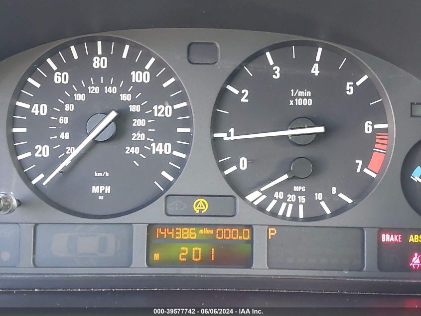 2001 BMW X5 3.0 VIN: WBAFA53531LM69088 Lot: 39577742