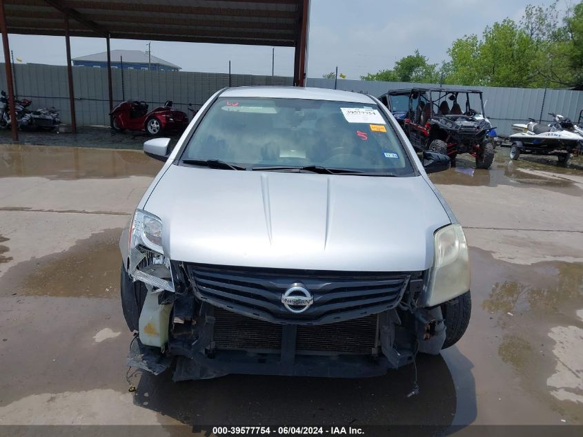 2010 Nissan Sentra 2.0Sl VIN: 3N1AB6AP3AL624251 Lot: 39577754