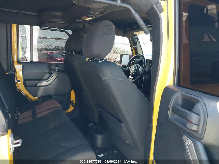 2015 Jeep Wrangler Unlimited Sport VIN: 1C4BJWDG9FL737592 Lot: 39577765