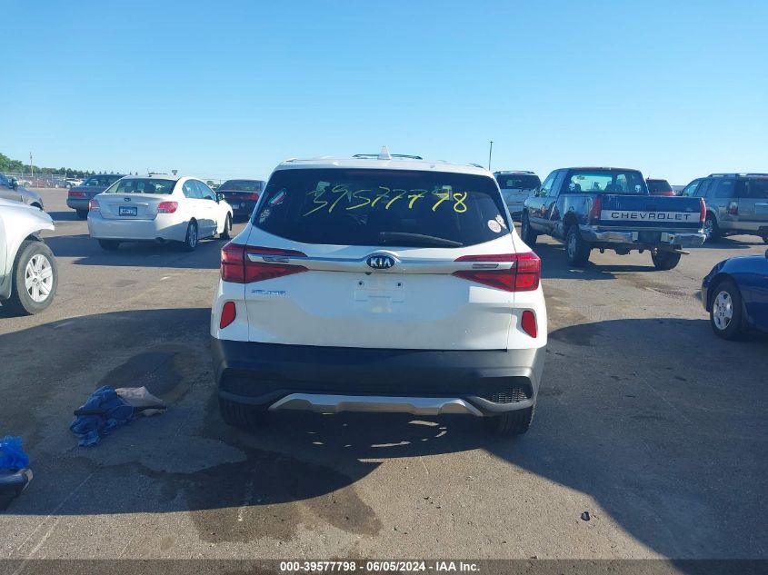 2021 Kia Seltos Lx VIN: KNDEPCAAXM7179137 Lot: 39577798